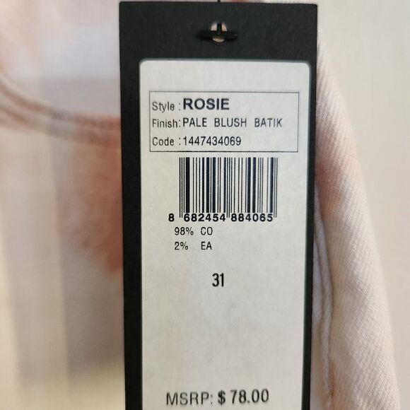 Mavi Rosie Denim Cutoff High Rise Shorts Size 31 - Picture 6 of 10